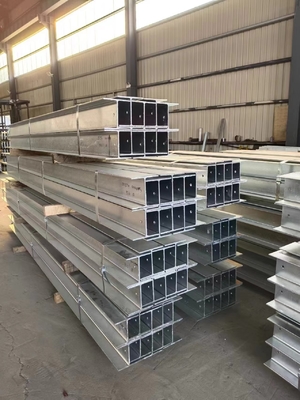 Acier galvanisé laminé à chaud, section C, poteaux PFC 100 x 50 poutres