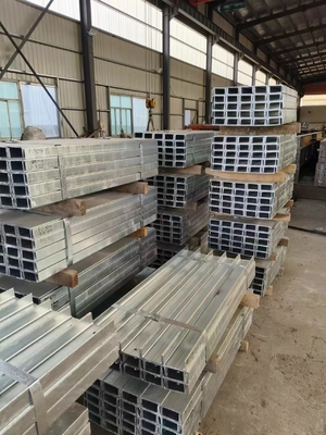 ACRS galvanisé en section C, acier de structure de canal 100 mm pour bâtiment commercial