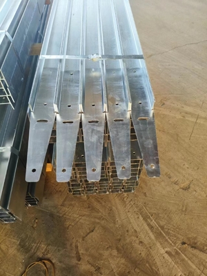 Métal de coin en béton couchette de support de clôture de mur 15 mm