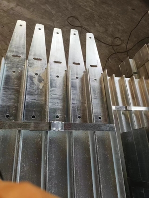 10 mm soupape de chemin de fer galvanisée sur mesure pour la clôture