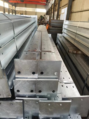 Acier de support pour murs extérieurs galvanisés à poutre H OEM