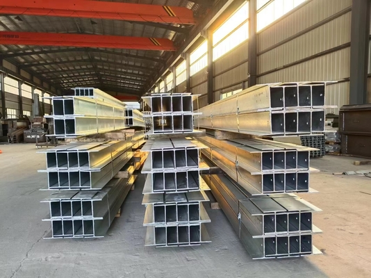 Paroi de support de poutre H galvanisée pour travaux lourds