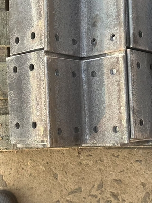 Lintel d'angle en acier galvanisé de 100*100*8 mm Solution idéale pour des structures fortes et robustes