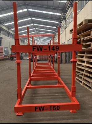 Maximiser la capacité de stockage avec le système de rack à palettes en acier bleu/orange/rouge/gris